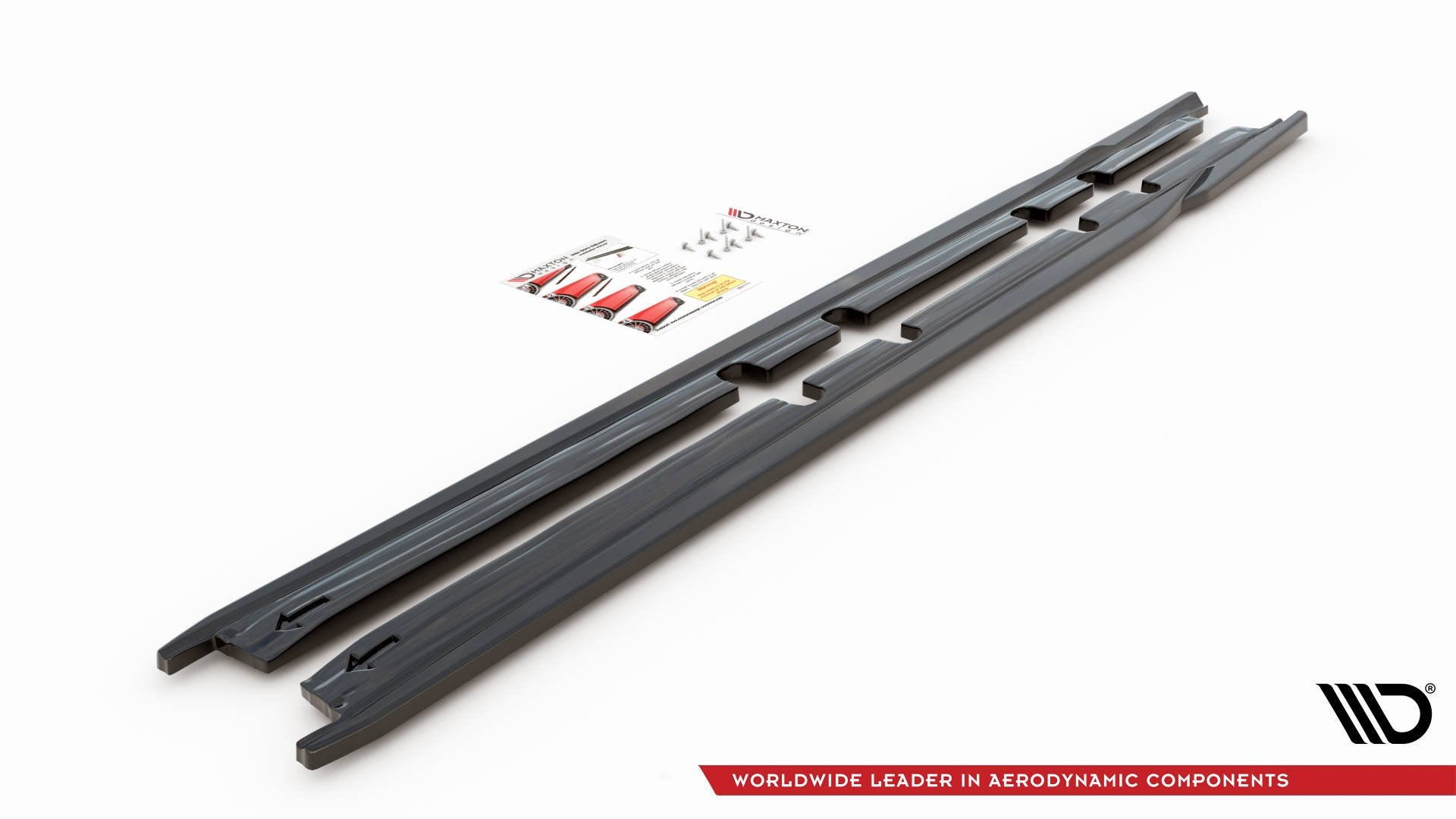 Seitenschweller Ansatz für V.1 für Seat Leon FR Mk4 / Cupra Leon  schwarz Hochglanz