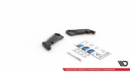 Heck Ansatz Flaps Diffusor V.3 für Toyota GR Yaris Mk4 schwarz matt