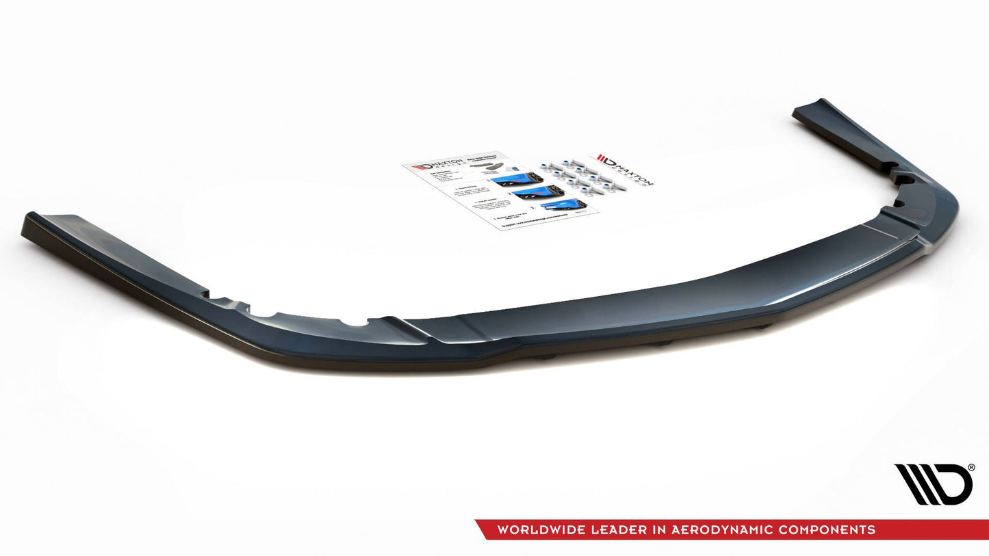 Mittlerer Diffusor Heck Ansatz DTM Look für Opel Insignia Mk. 1 OPC Facelift schwarz matt