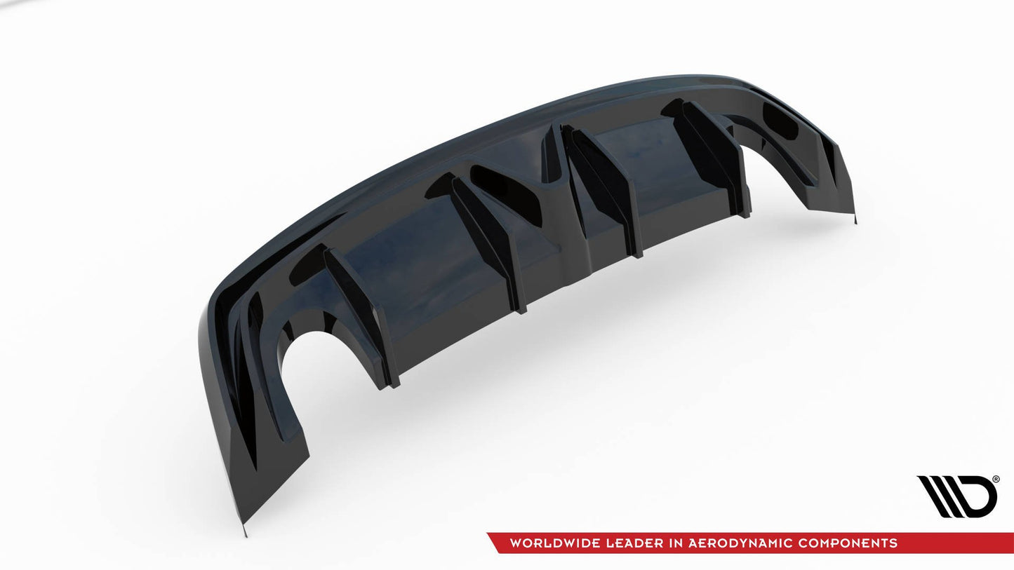 Diffusor Heck Ansatz für Alfa Romeo Giulietta Facelift (Auspuff On Beiden Seiten Version)