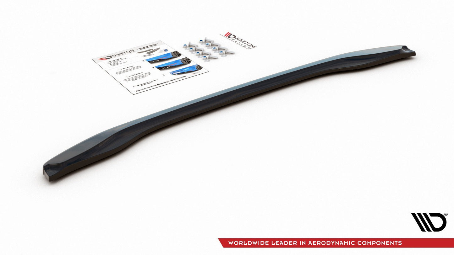 Mittlerer Diffusor Heck Ansatz für BMW X2 F39 M-Paket Carbon Look