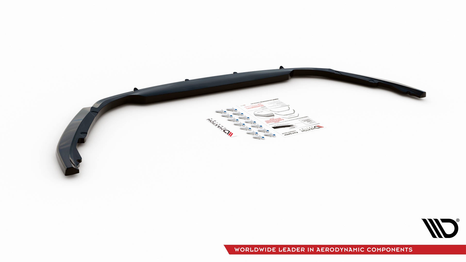 Front Ansatz V.1 für Renault Clio Mk5 schwarz Hochglanz