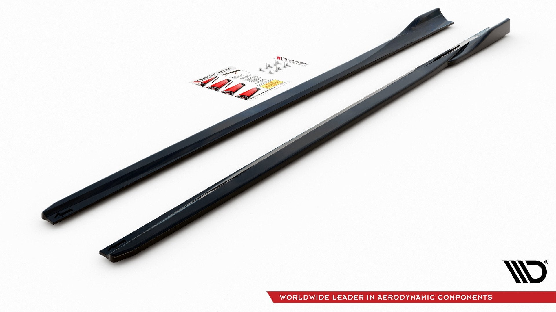 Seitenschweller Ansatz für V.4 Ford Focus ST / ST-Line Mk4 Carbon Look