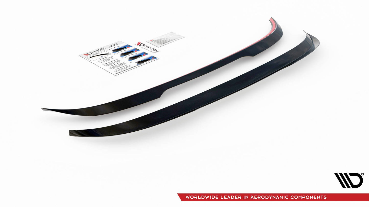 Spoiler CAP für Mitsubishi Lancer Sportback Mk8 schwarz matt
