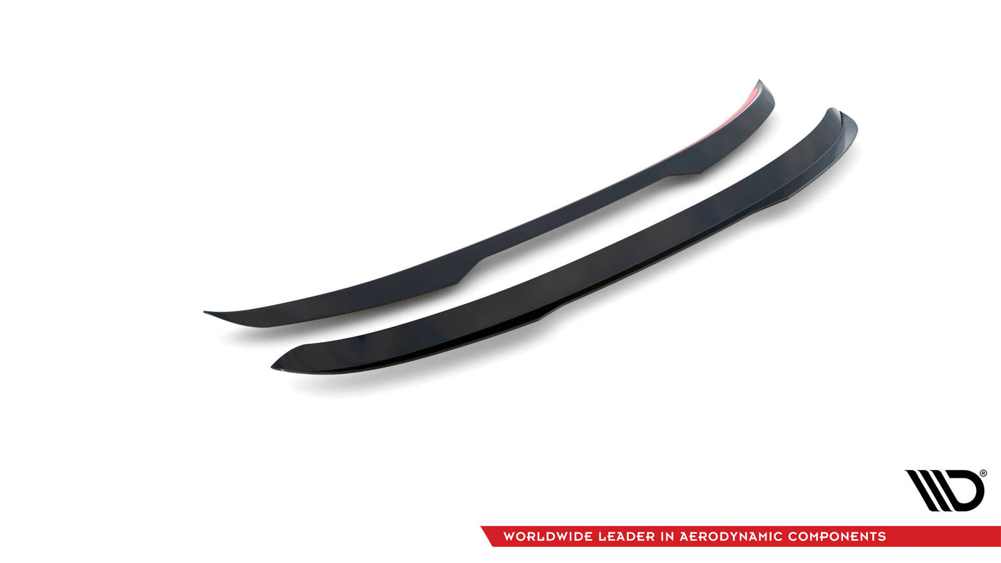 Höher Spoiler CAP für Ford Mustang Mach-E Mk1 Carbon Look