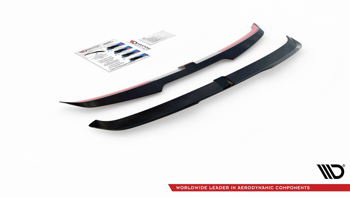 Spoiler CAP V.2 für Audi RS3 / S3 / A3 S-Line Sportback 8Y schwarz matt