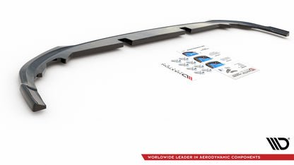 Mittlerer Diffusor Heck Ansatz für VW Golf 8 schwarz matt