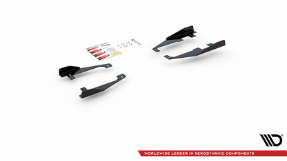Side Flaps Volkswagen Arteon R-Line schwarz Hochglanz