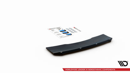 Mittlerer Diffusor Heck Ansatz für Audi S5 Sportback F5 Facelift schwarz matt