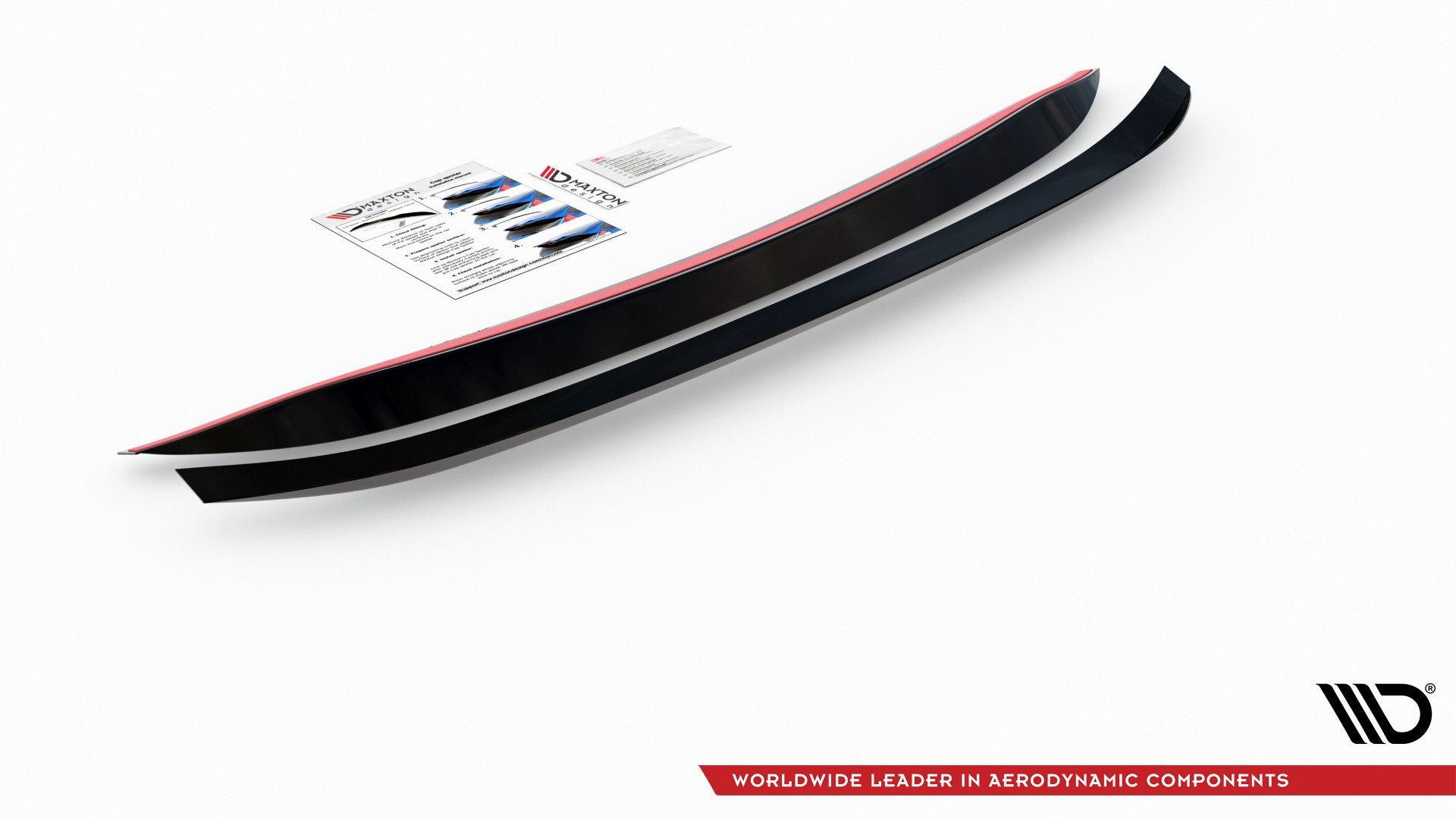 Spoiler CAP für Ford Mondeo Liftback Mk5 Facelift schwarz matt
