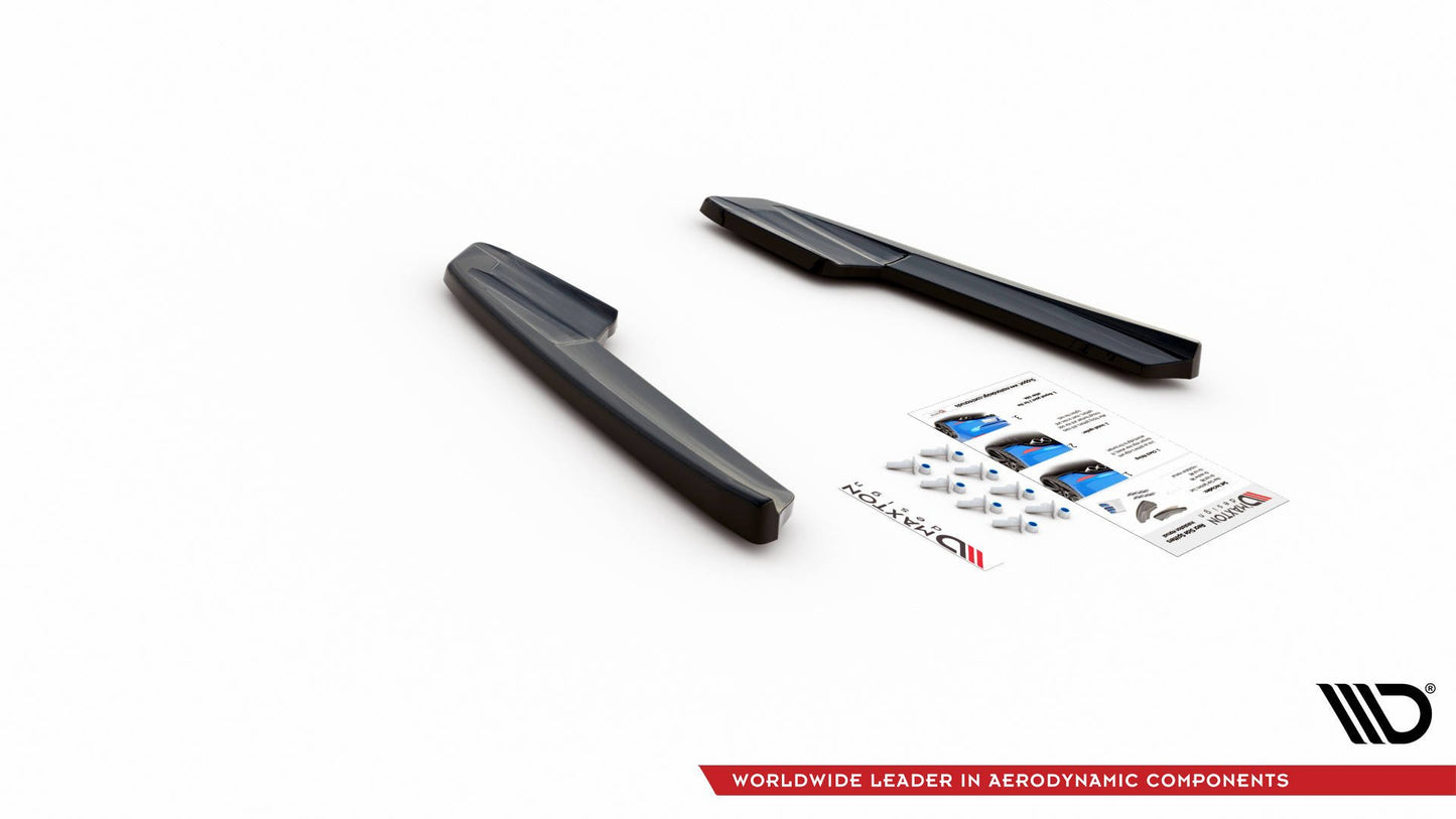Heck Ansatz Flaps Diffusor V.2 für Audi RS6 C8 / RS7 C8 Carbon Look