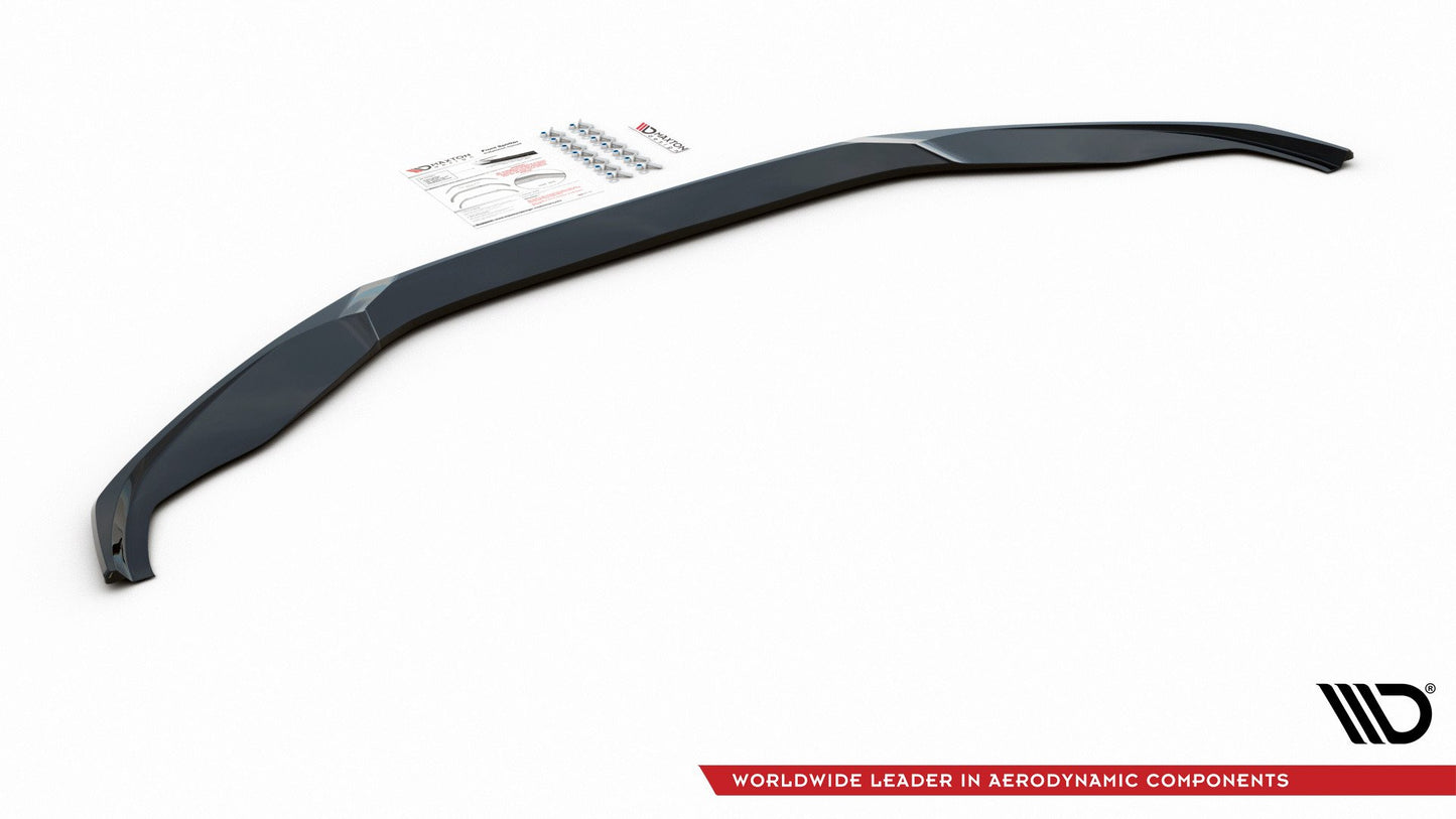 Front Ansatz für Audi S6 / A6 S-Line C7 FL  schwarz Hochglanz