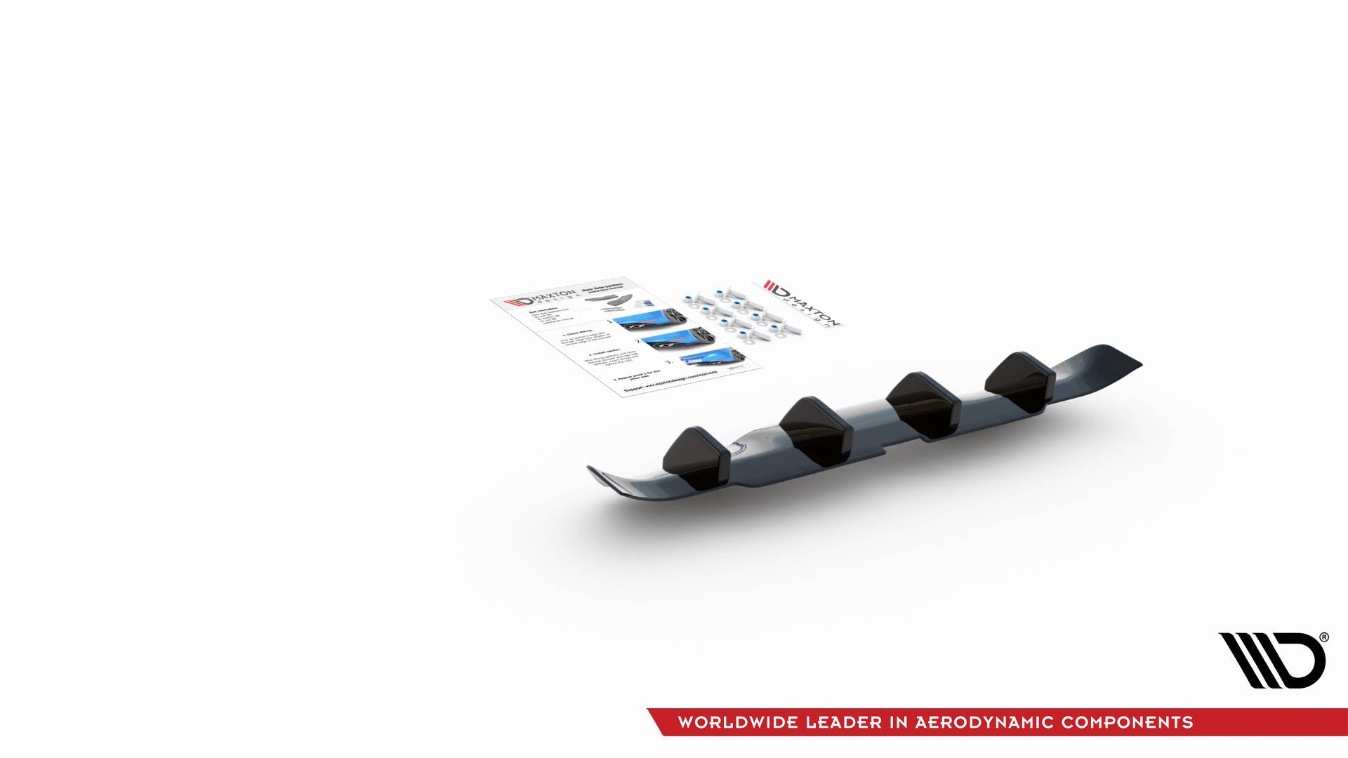 Diffusor Heck Ansatz für BMW M235i Gran Coupe F44 Carbon Look