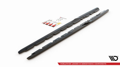 Seitenschweller Ansatz für Audi R8 Mk2 Facelift Carbon Look