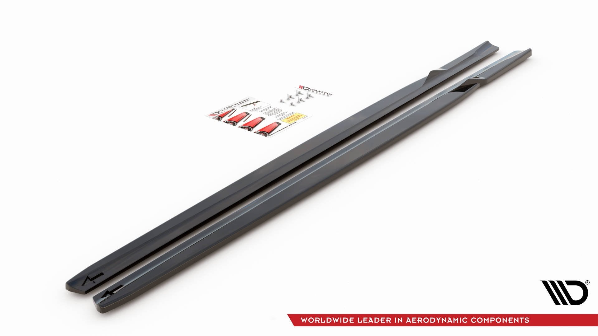 Seitenschweller Ansatz für V.2 für BMW M2 F87 schwarz matt