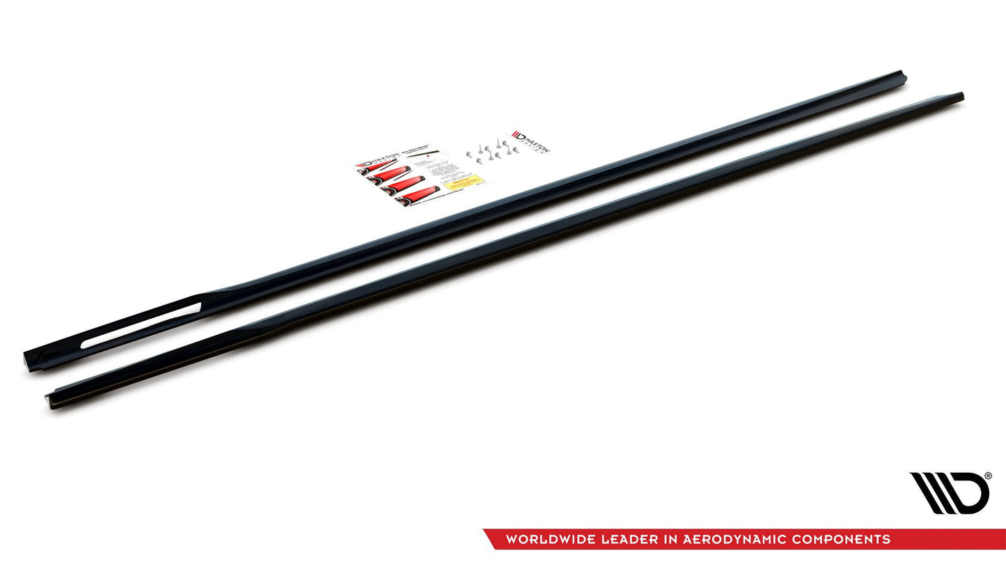 Seitenschweller Ansatz für V.2 für BMW 3er G20 / G21 M-Paket schwarz Hochglanz