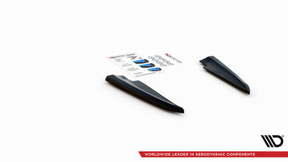 Heck Ansatz Flaps Diffusor für Maserati Ghibli Mk3 schwarz matt