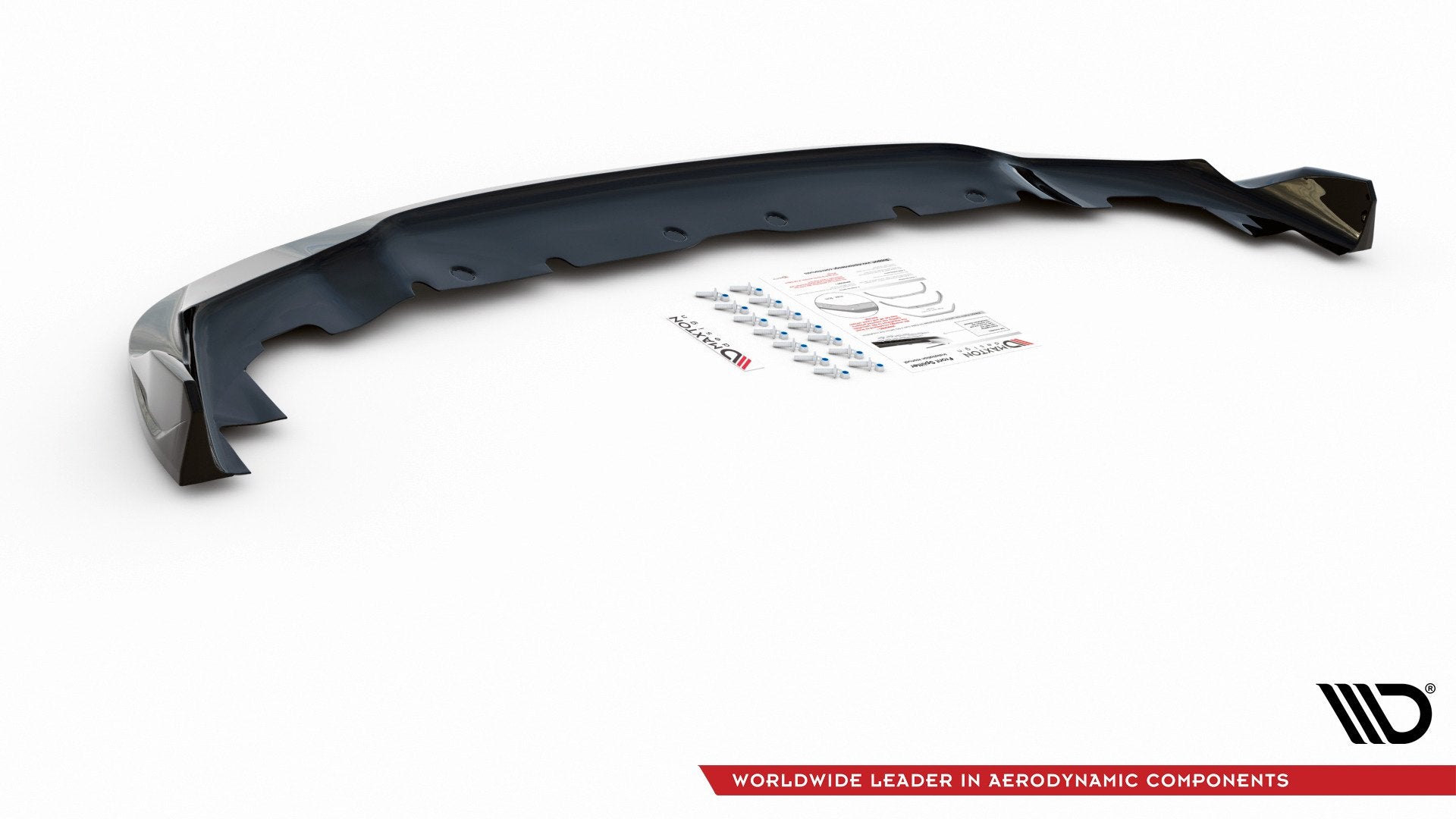 Front Ansatz V.5 für BMW 1er F40 M-Paket / M135i  schwarz matt