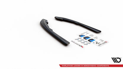 Heck Ansatz Flaps Diffusor für BMW 3er G20 / G21 Carbon Look