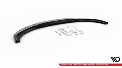Front Ansatz V.1 für BMW 1er F20 schwarz Hochglanz
