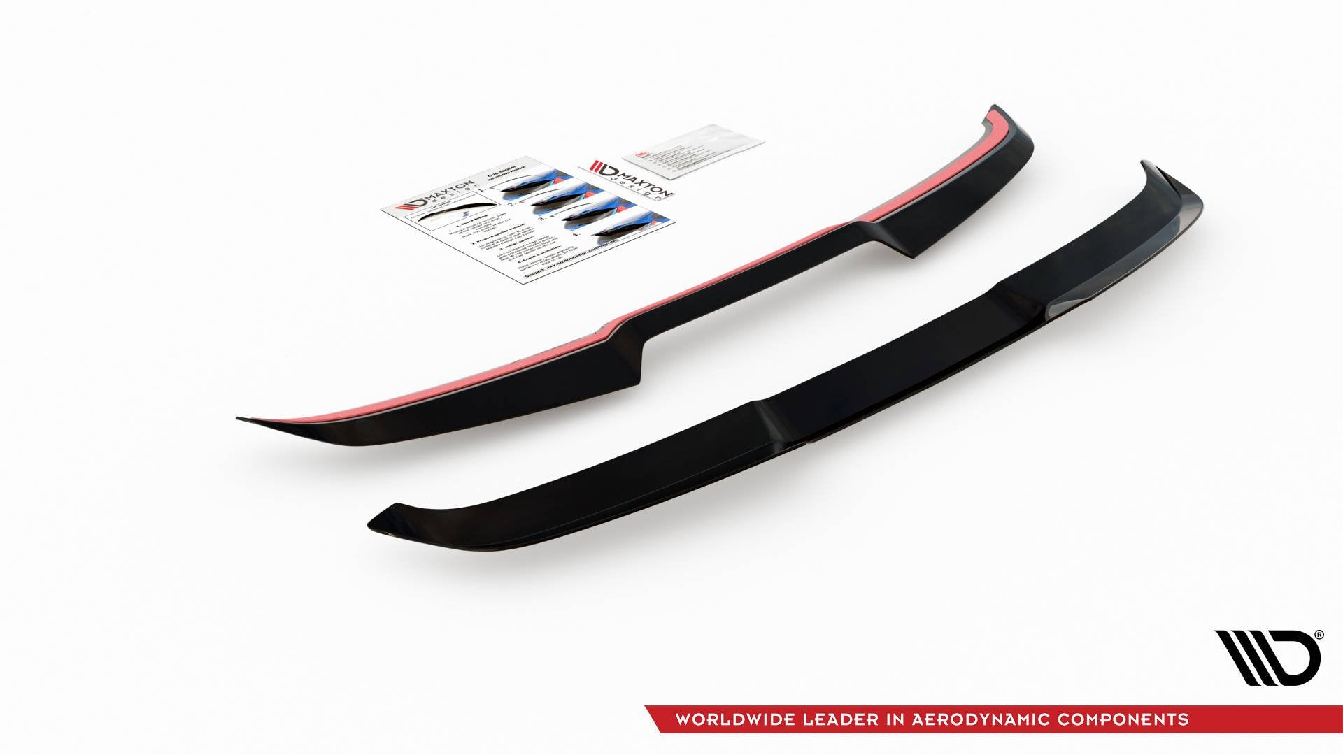 Spoiler CAP V.1 für Audi RS3 / S3 / A3 S-Line Sportback 8Y schwarz matt