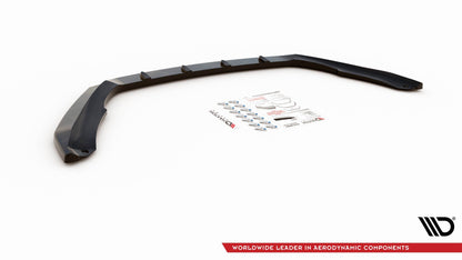 Front Ansatz V.3 für Skoda Octavia RS Mk3 Facelift schwarz matt