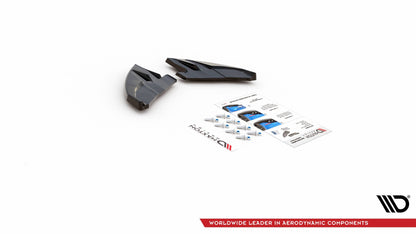 Heck Ansatz Flaps Diffusor V.3 für Alfa Romeo Giulietta Facelift Carbon Look