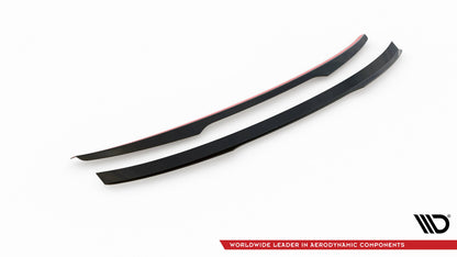 Spoiler CAP für Audi A4 Limousine B9 Facelift Carbon Look