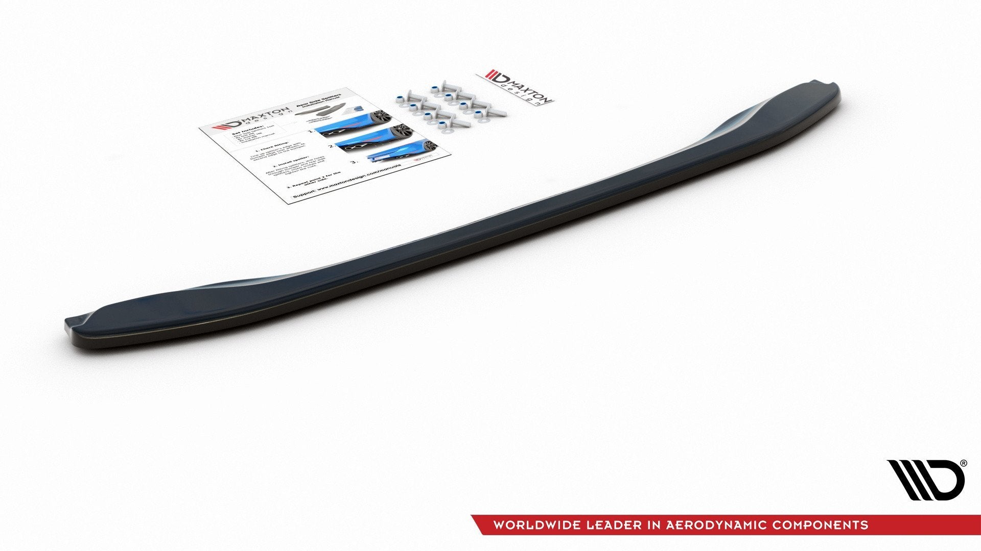 Mittlerer Diffusor Heck Ansatz für BMW X2 F39 M-Paket Carbon Look