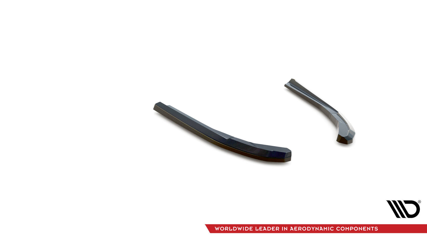 Heck Ansatz Flaps Diffusor V.1 für BMW 4er Gran Coupe M-Paket G26 Carbon Look
