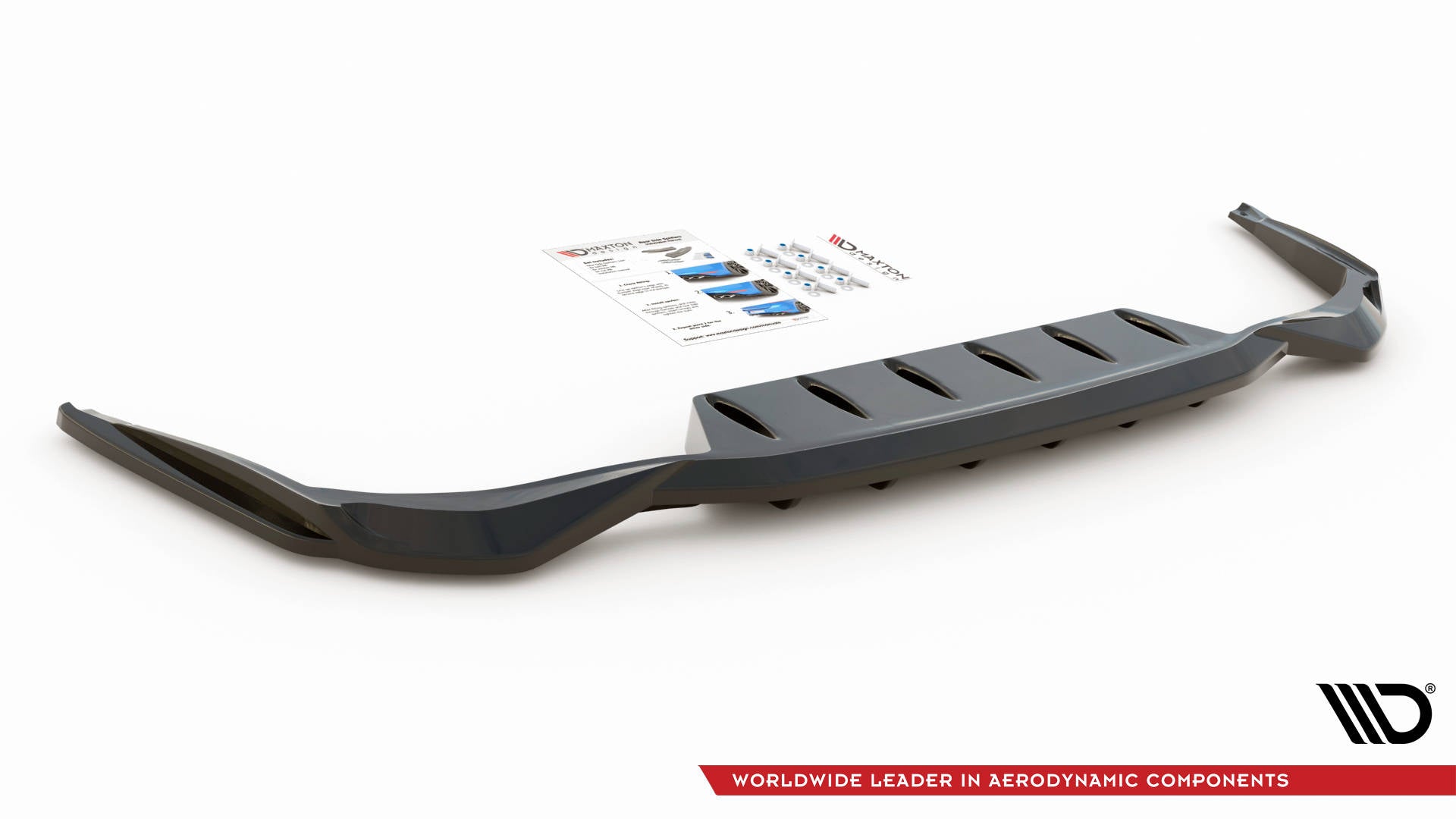 Mittlerer Diffusor Heck Ansatz DTM Look für Lexus UX Mk1 Carbon Look