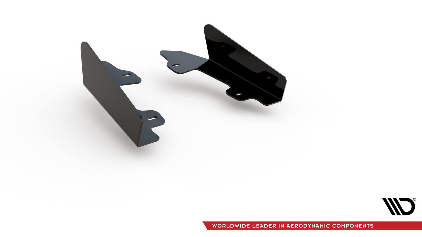 Hintere Seiten Flaps für Audi RS3 8V Sportback schwarz Hochglanz