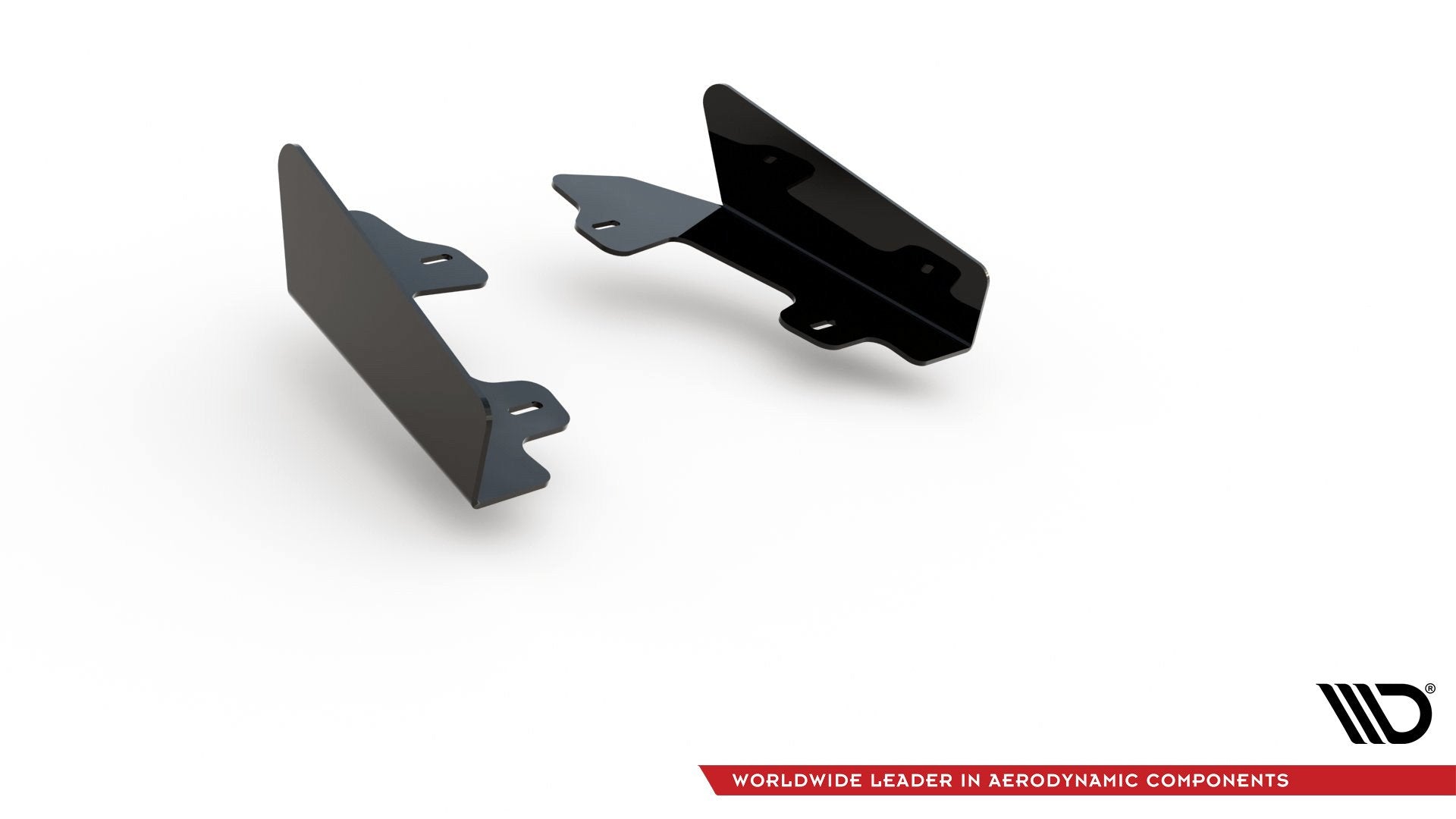 Hintere Seiten Flaps für Audi RS3 8V Sportback schwarz Hochglanz