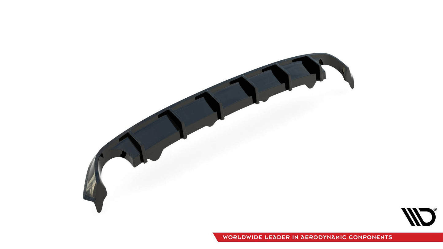 Diffusor Heck Ansatz für BMW 3er G20 / G21 schwarz matt