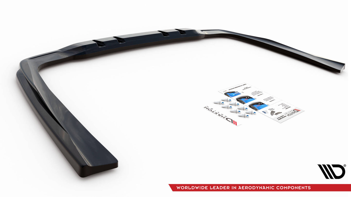 Mittlerer Diffusor Heck Ansatz DTM Look für Mercedes-AMG CLS 53 C257 schwarz Hochglanz
