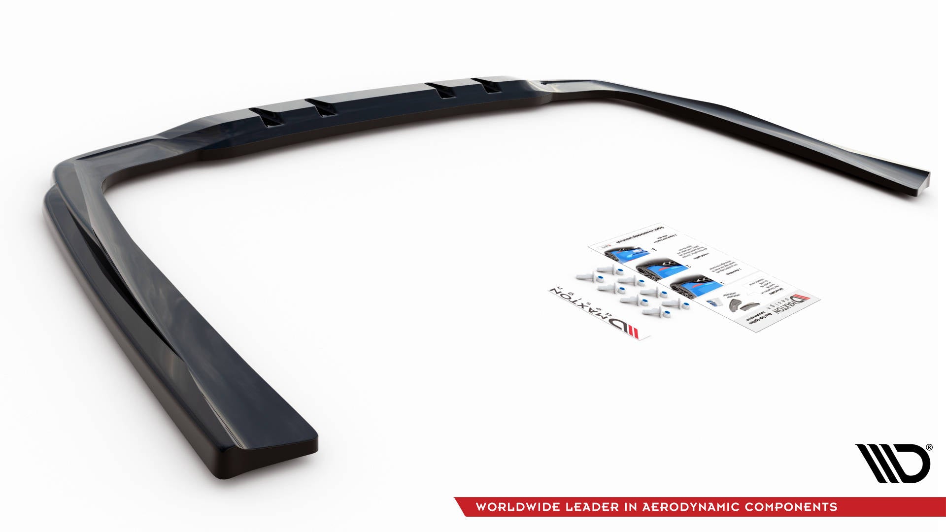 Mittlerer Diffusor Heck Ansatz DTM Look für Mercedes-AMG CLS 53 C257 schwarz Hochglanz