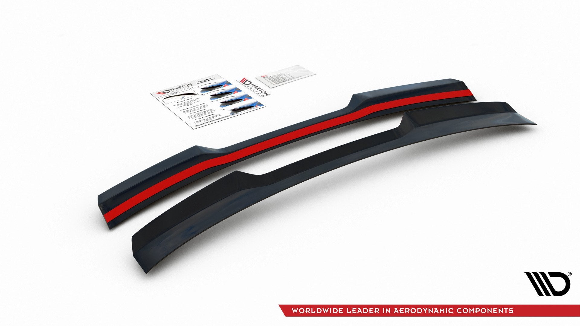 Spoiler CAP für VW POLO MK6 GTI Carbon Look
