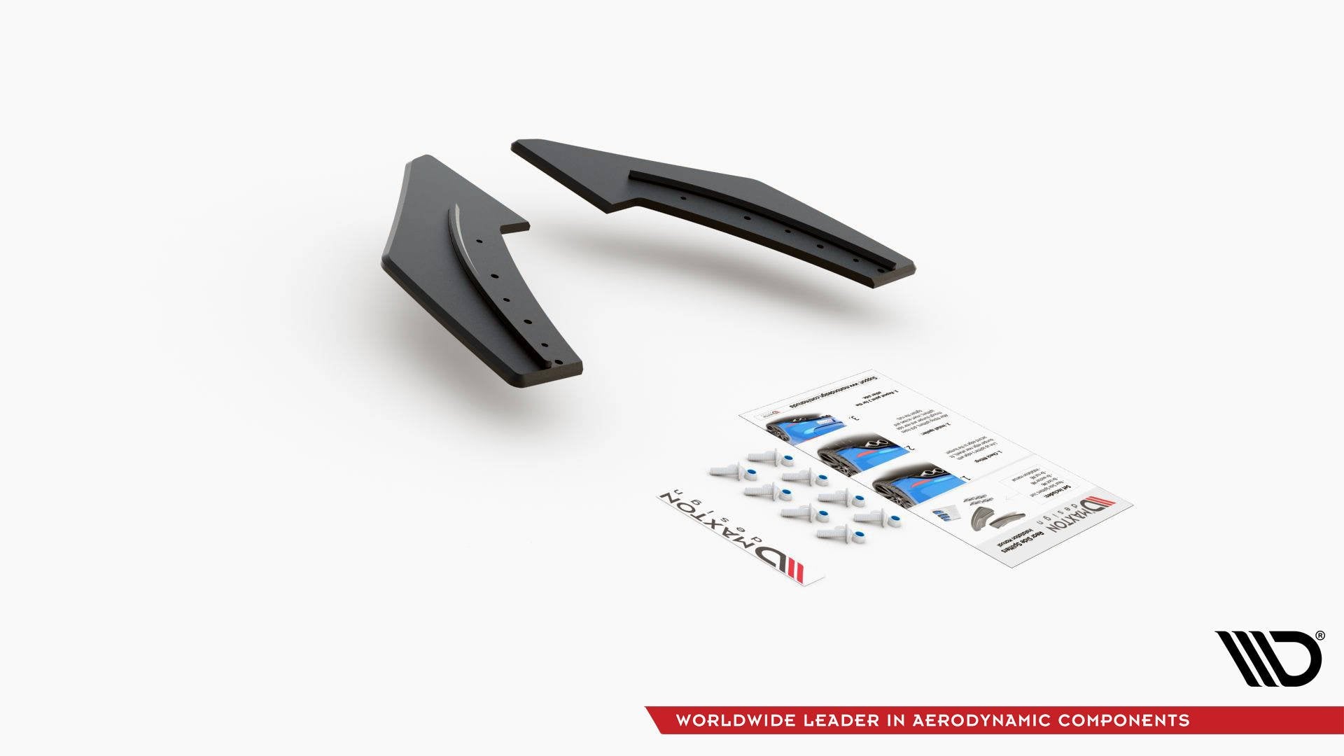 Robuste Racing Heck Ansatz Flaps Diffusor für Ford Focus RS Mk3