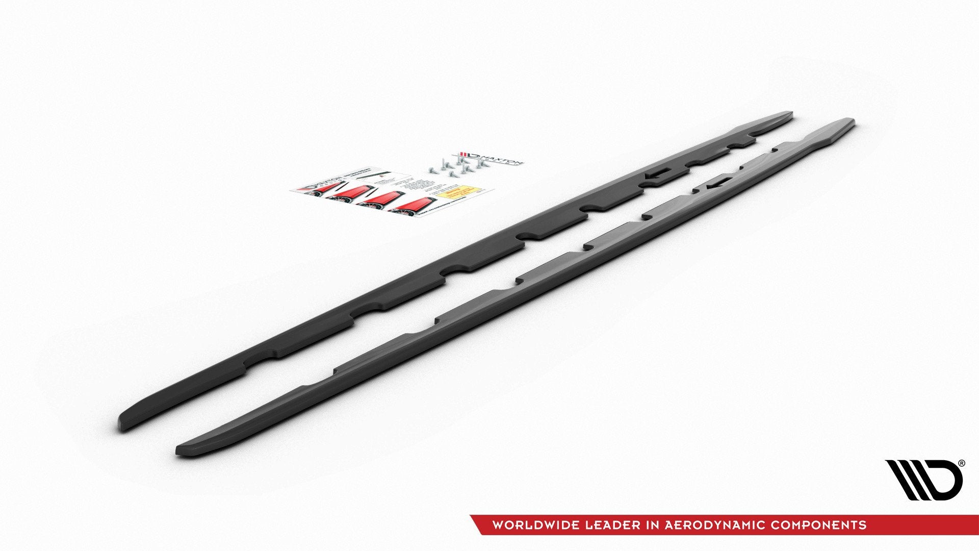 Seitenschweller Ansatz für V.2 für BMW 1er F40 M-Paket/ M135i  Carbon Look