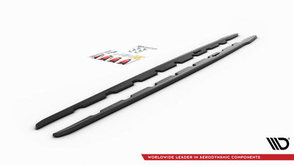 Seitenschweller Ansatz für V.2 für BMW 1er F40 M-Paket/ M135i  Carbon Look