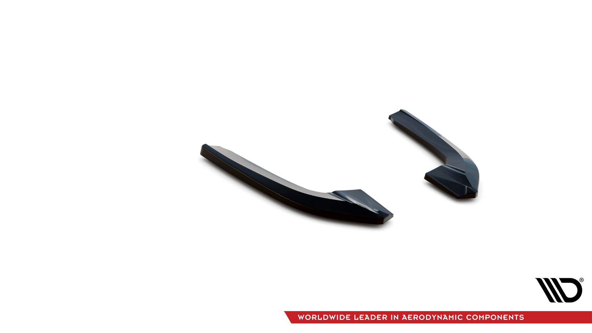 Heck Ansatz Flaps Diffusor für Audi RS3 Limousine 8Y schwarz matt