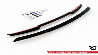 Spoiler CAP für Ford Mustang GT Mk6 Facelift schwarz Hochglanz