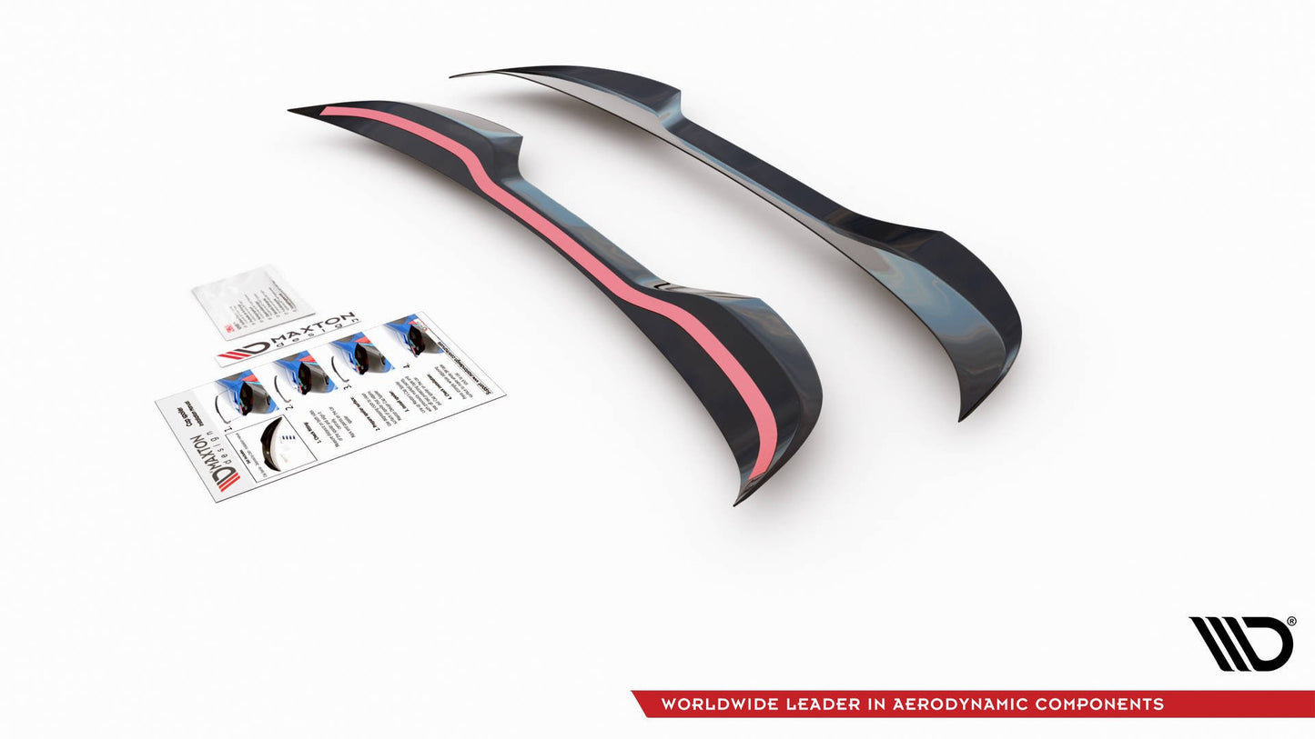 Spoiler CAP für Volkswagen Up GTI schwarz Hochglanz