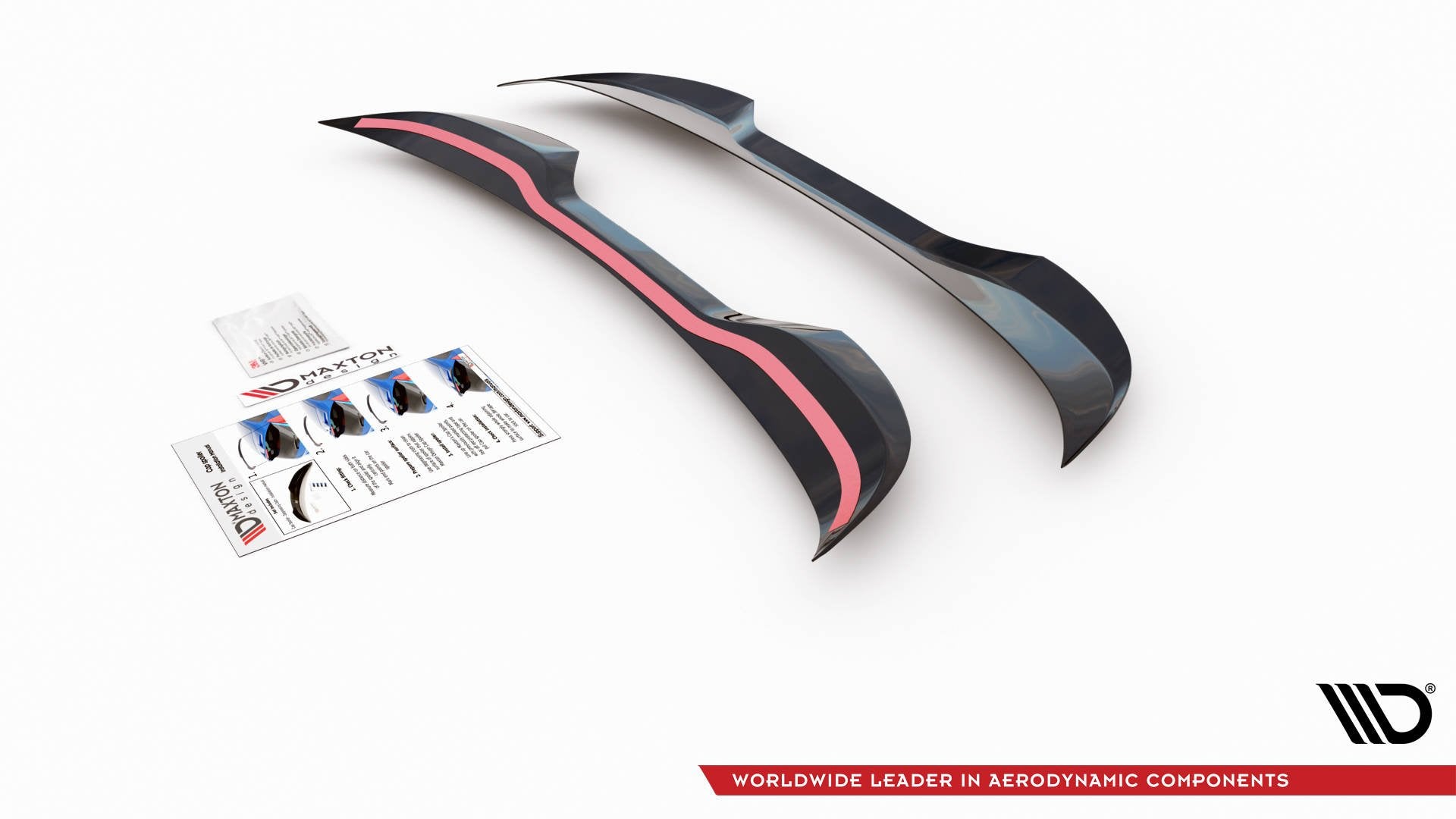Spoiler CAP für Volkswagen Up GTI schwarz matt