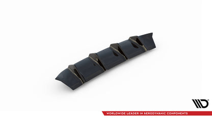 Diffusor Heck Ansatz für Mercedes-Benz GLE Coupe 63 AMG C292 schwarz matt