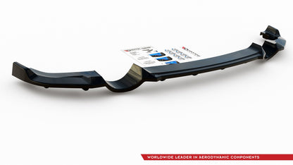 Mittlerer Diffusor Heck Ansatz DTM Look für Hyundai I30 N Mk3 Hatchback schwarz Hochglanz