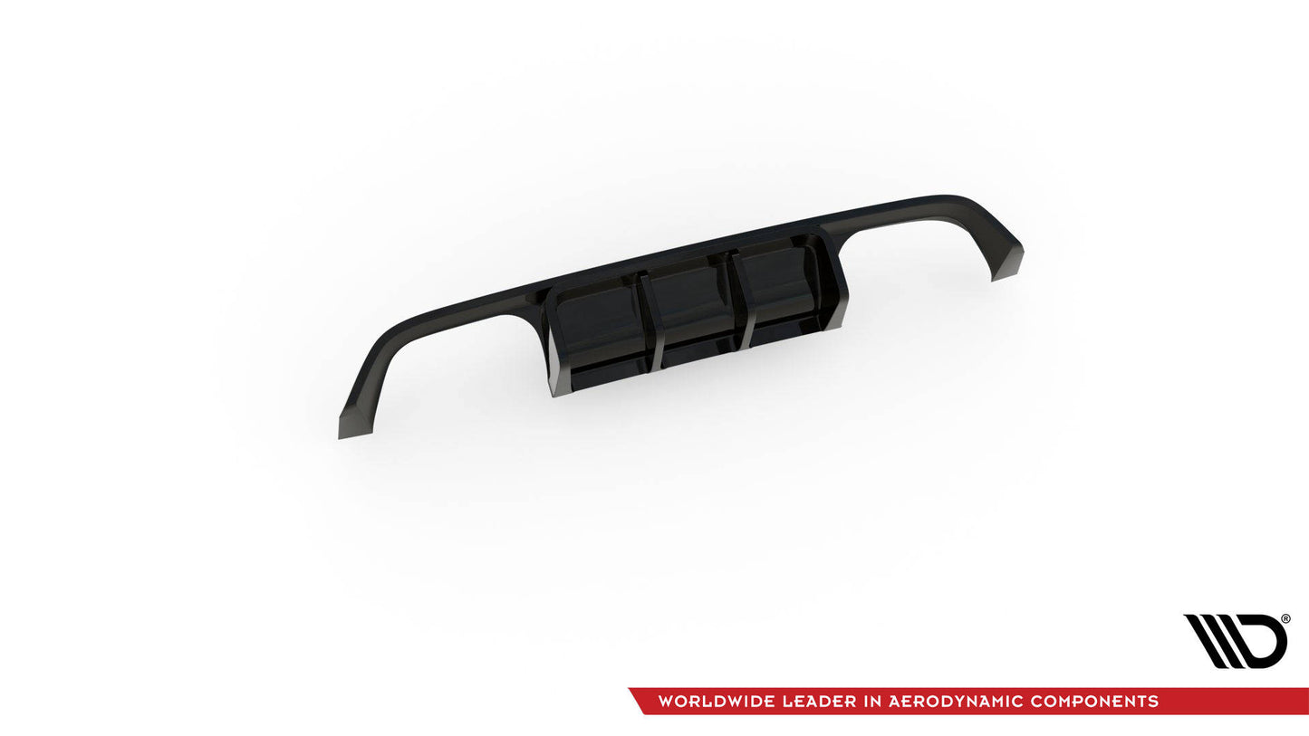 Diffusor Heck Ansatz für BMW M4 F82 schwarz matt
