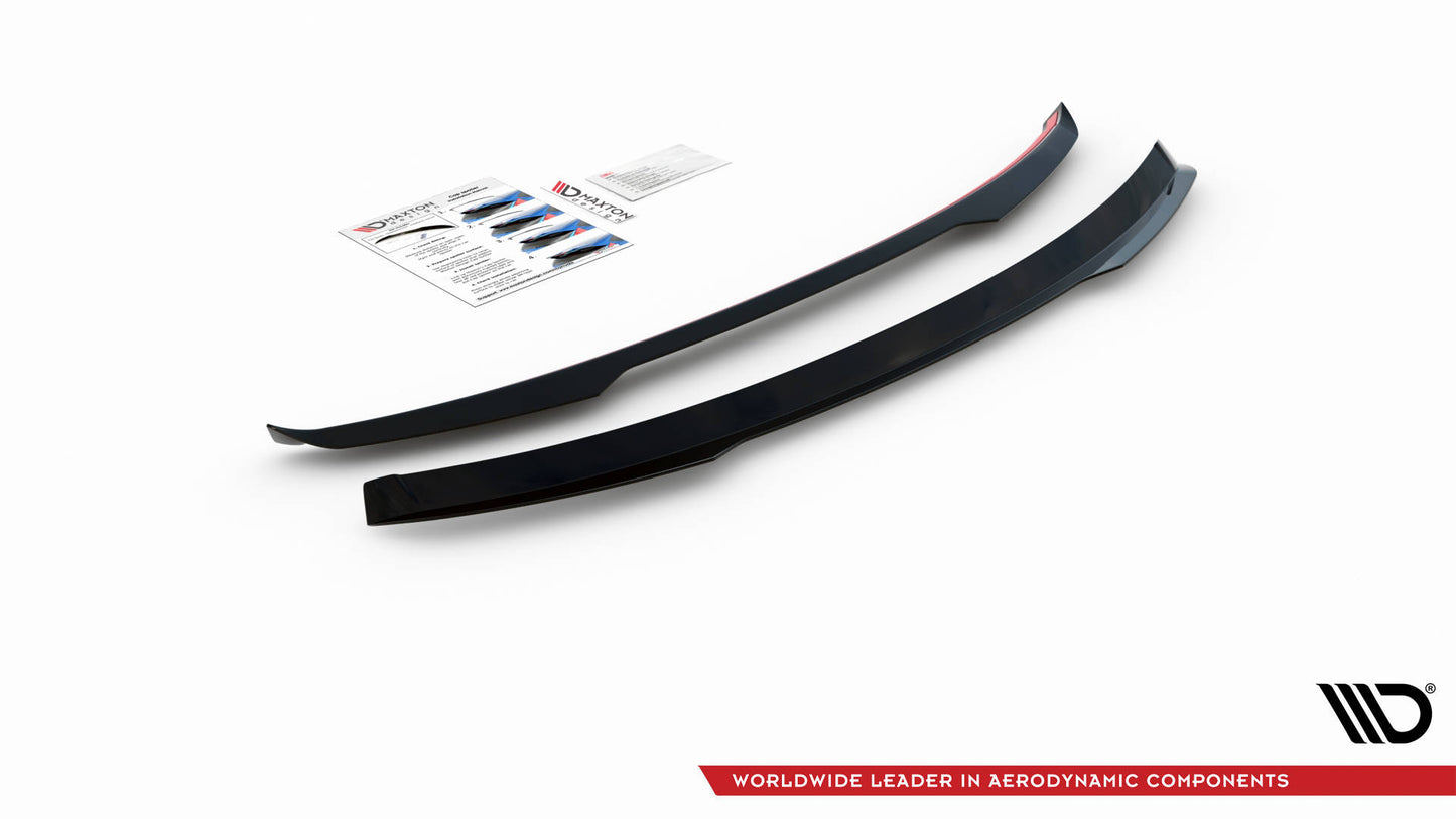 Spoiler CAP für Seat Leon FR Sportstourer Mk3 schwarz matt