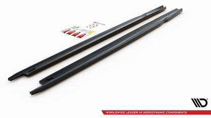 Seitenschweller Ansatz für V.2 für Skoda Octavia Mk4  Carbon Look