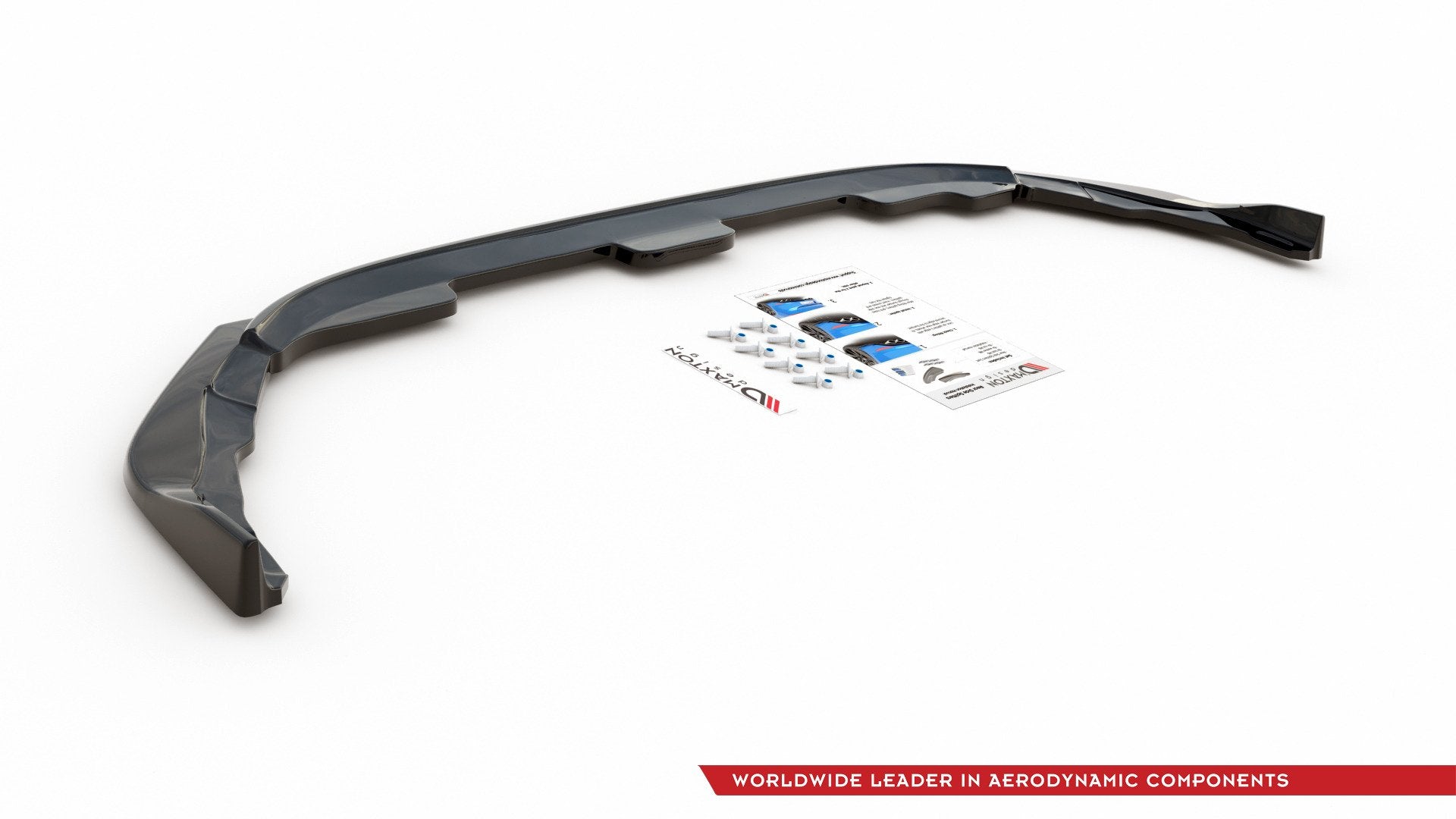 Mittlerer Diffusor Heck Ansatz für Toyota Corolla XII Hatchback schwarz matt